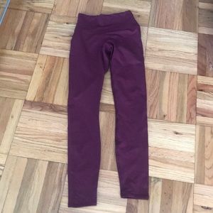 Maroon Fabletics Leggings